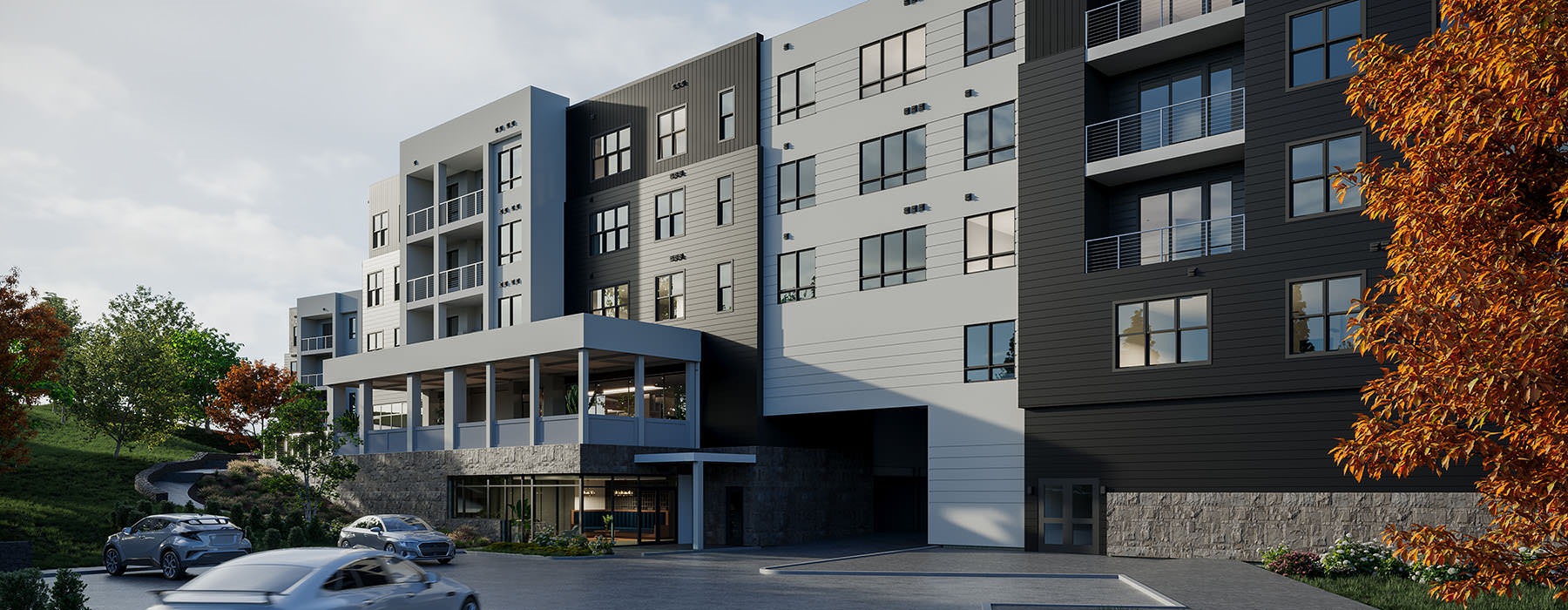 exterior rendering at Sanctuary at Winchester West